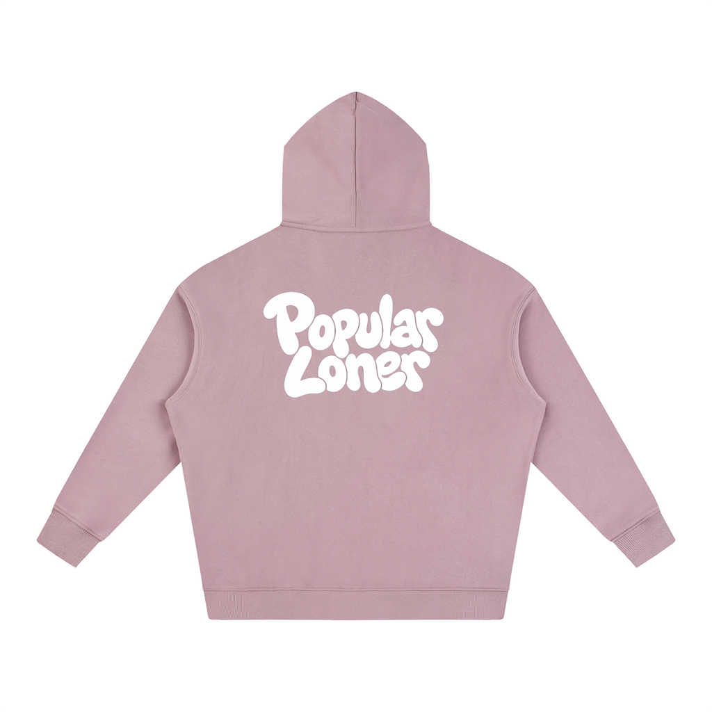 "Popular Loner" Oversize Fleeced Hoodie