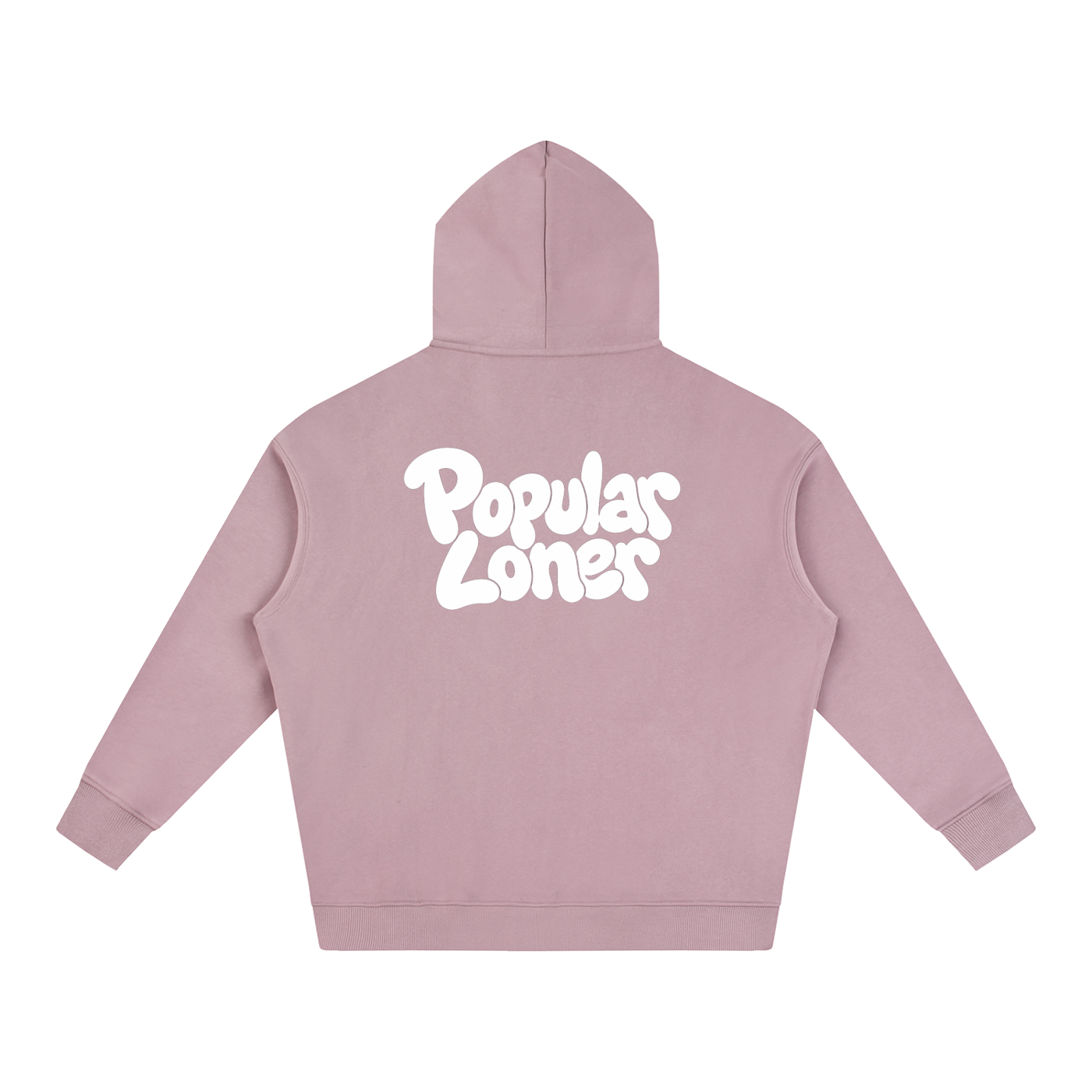 "Popular Loner" Oversize Fleeced Hoodie