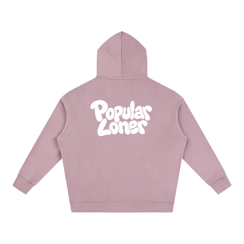 "Popular Loner" Oversize Fleeced Hoodie